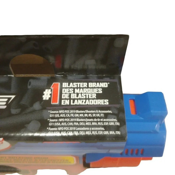 Hasbro Nerf Alpha Strike BOA RC-6 Blaster with 6-Dart Rotating Drum Red/Blue NWT - Picture 4 of 7